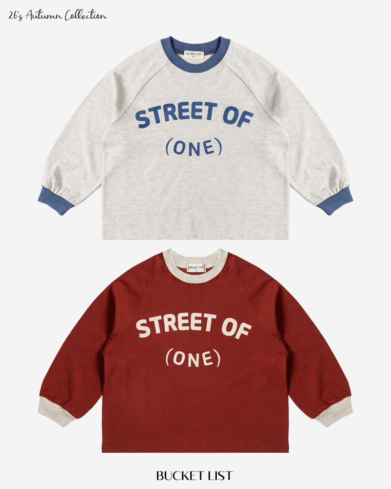 Bucket List - Korean Children Fashion - #fashionkids - Street Raglan Tee