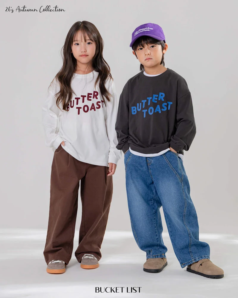Bucket List - Korean Children Fashion - #kidsshorts - Butter Toaster Tee - 6