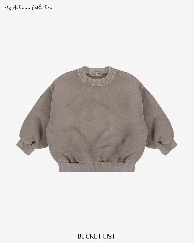 Bucket List - Korean Children Fashion - #kidsshorts - Dying Sweatshirts - 3