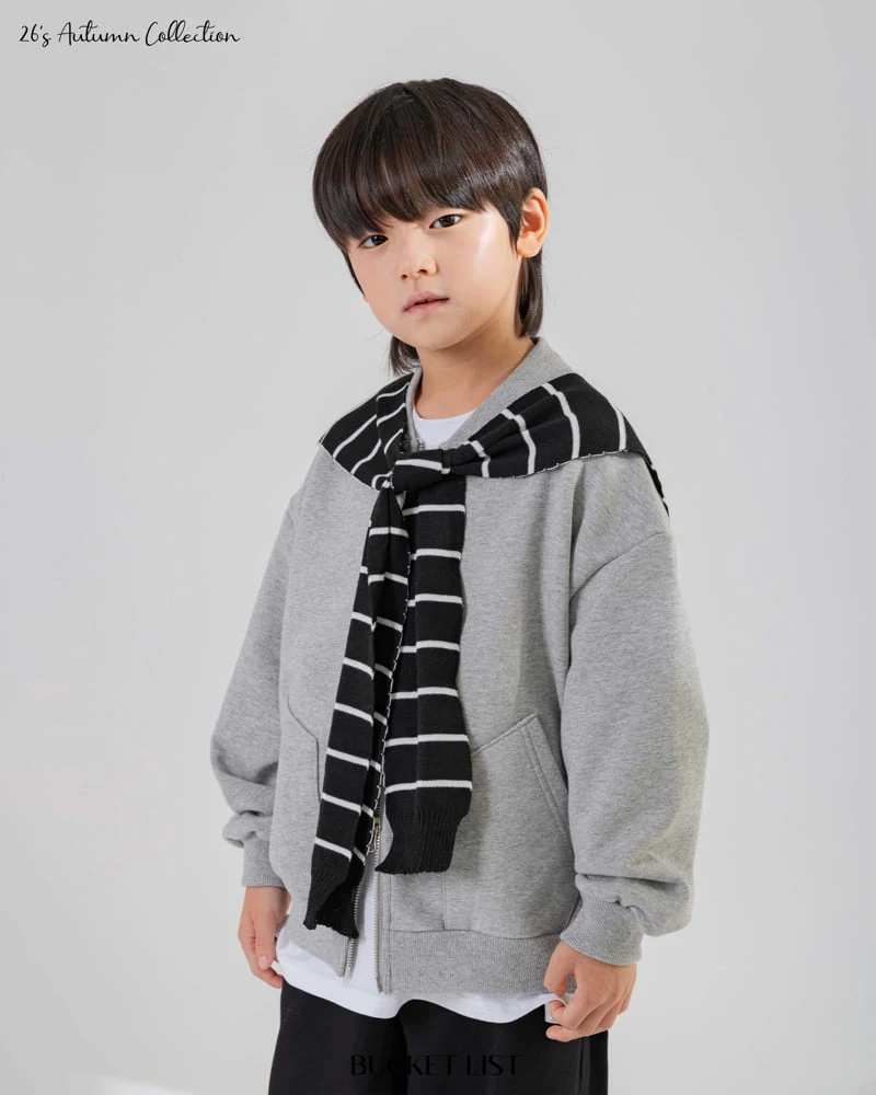 Bucket List - Korean Children Fashion - #kidsshorts - Two Way Sweat Blouson - 11