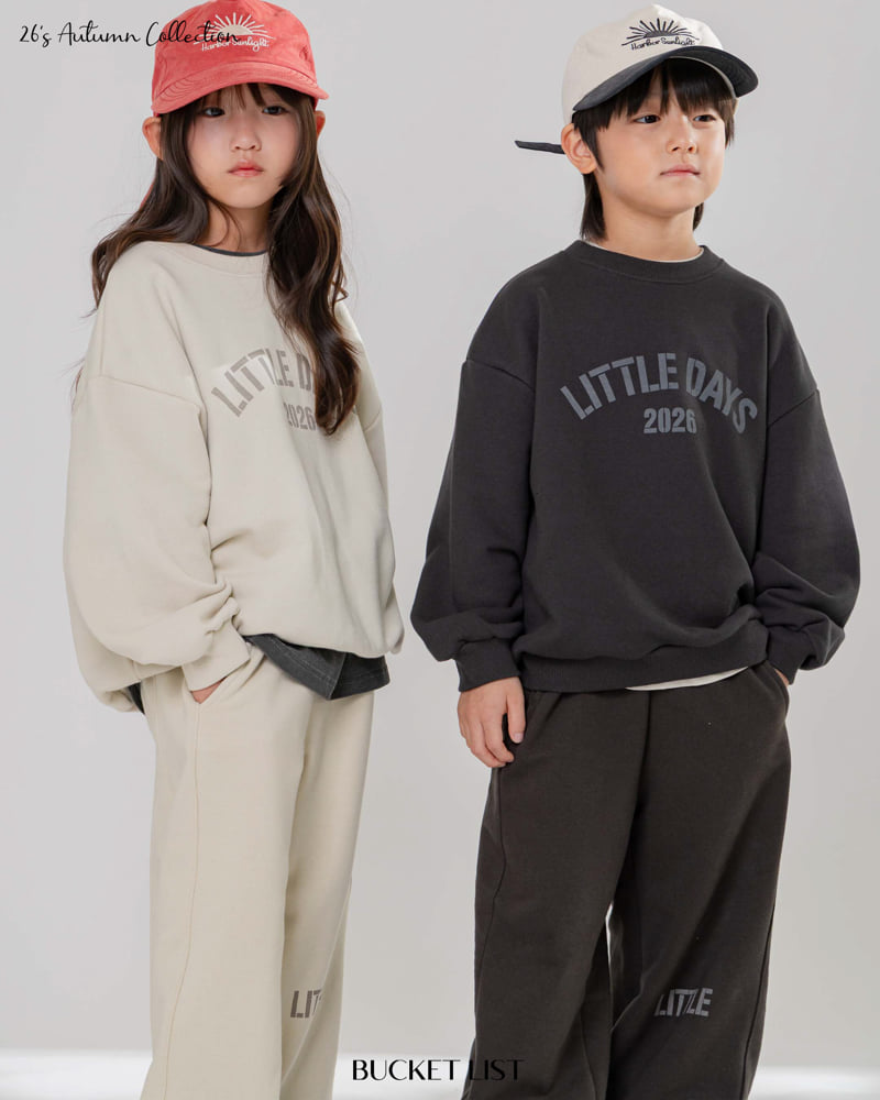 Bucket List - Korean Children Fashion - #kidsshorts - Little Sweatshirts - 9