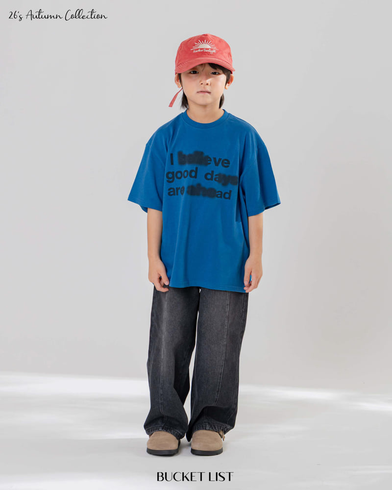 Bucket List - Korean Children Fashion - #kidsshorts - Half Tone Short Sleeved Tee - 6