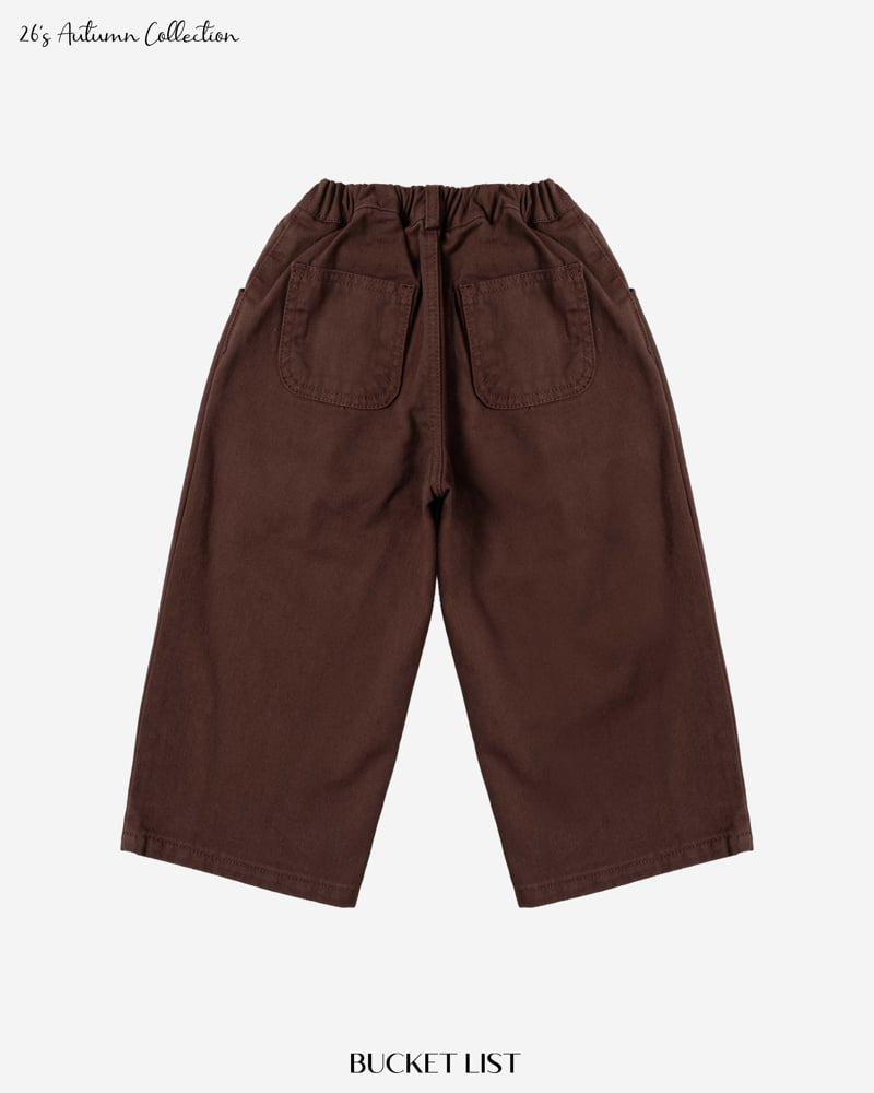 Bucket List - Korean Children Fashion - #fashionkids - Onetuck Cotton Pants - 4