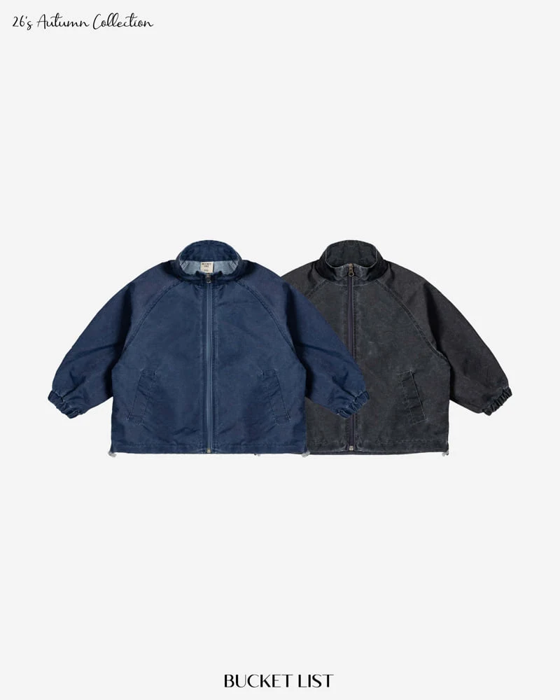 Bucket List - Korean Children Fashion - #kidsshorts - Dying Windbreaker - 7
