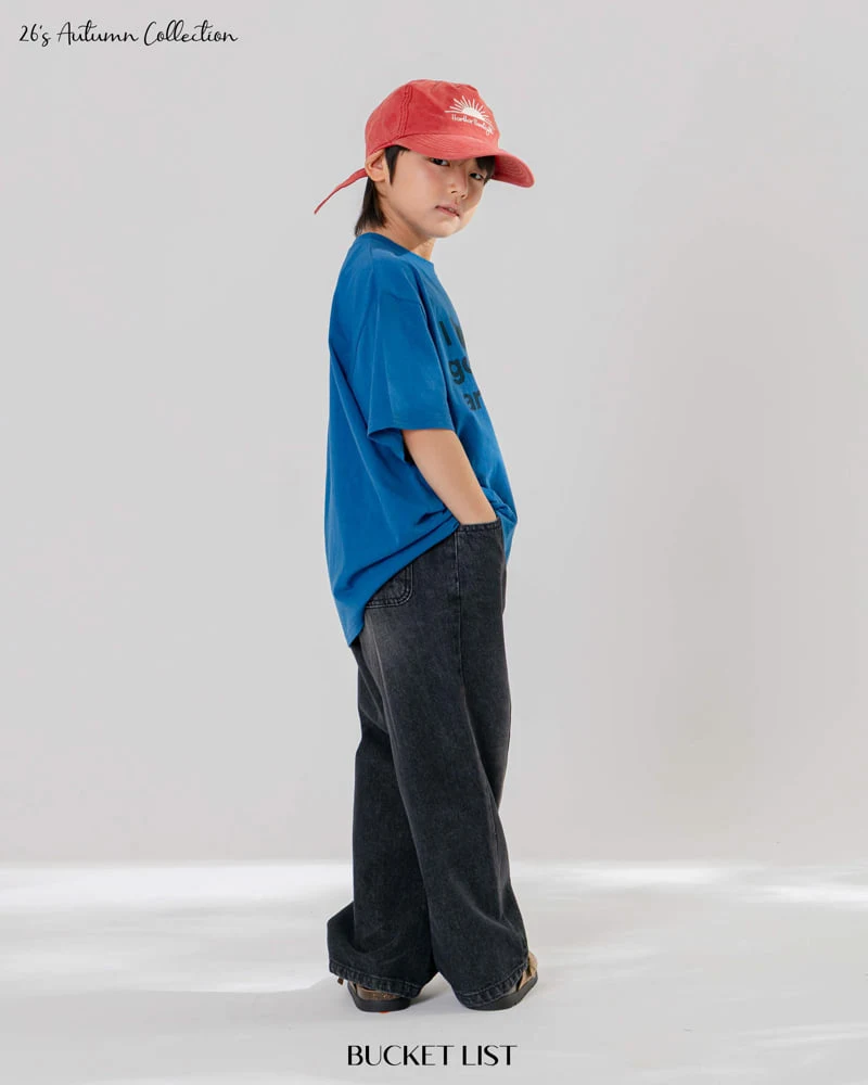 Bucket List - Korean Children Fashion - #kidsstore - Straight Denim Pants - 12