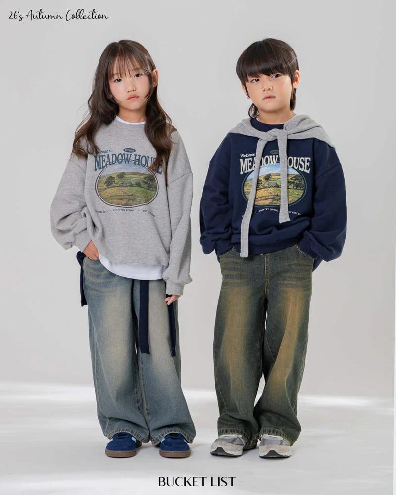 Bucket List - Korean Children Fashion - #kidsstore - Hometown Sweatshirts - 8