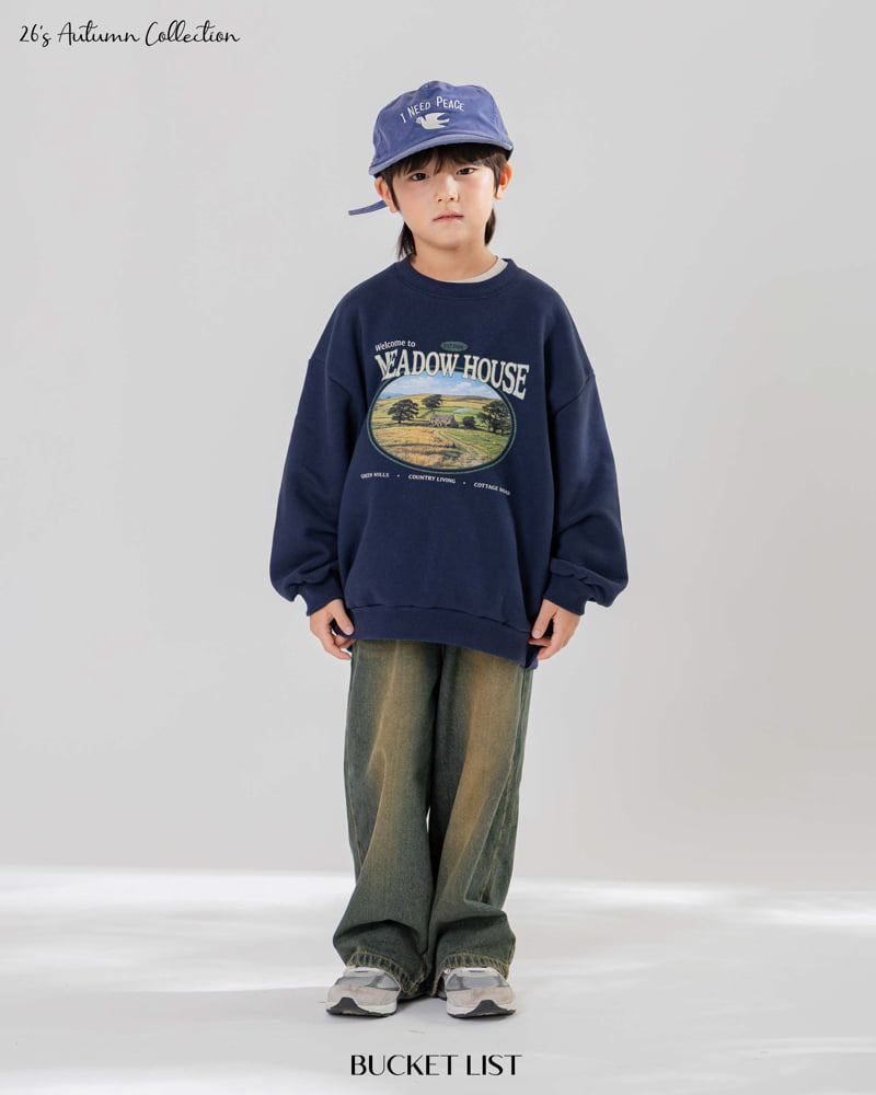 Bucket List - Korean Children Fashion - #kidsstore - Teen Wide Denim Pants - 6