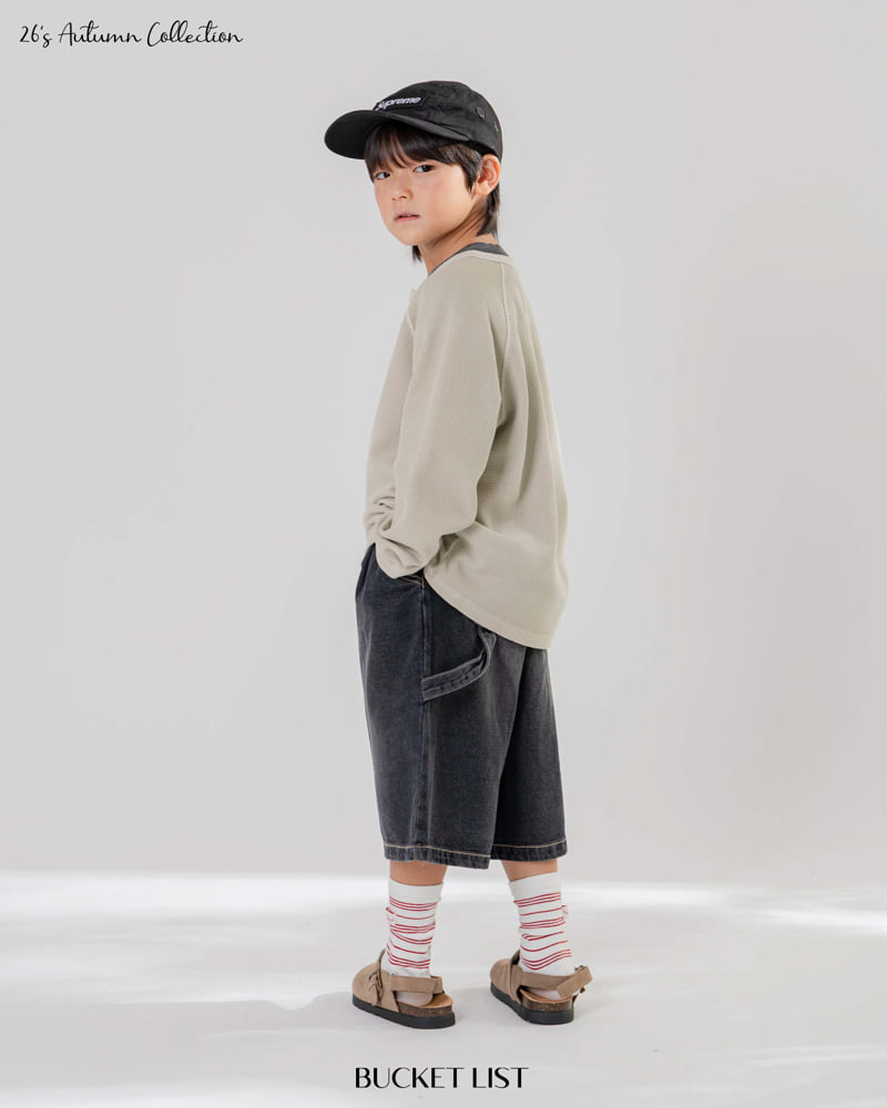 Bucket List - Korean Children Fashion - #kidzfashiontrend - 26 Bermuda Denim Pants - 12
