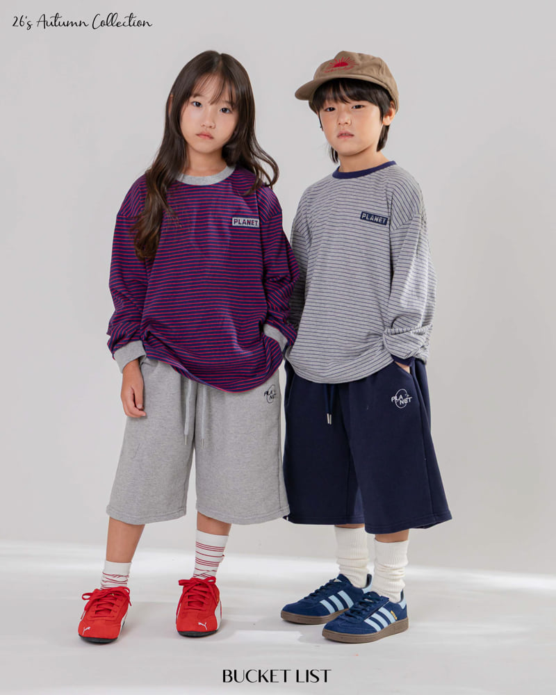 Bucket List - Korean Children Fashion - #kidzfashiontrend - Flat Bermuda Pants - 9