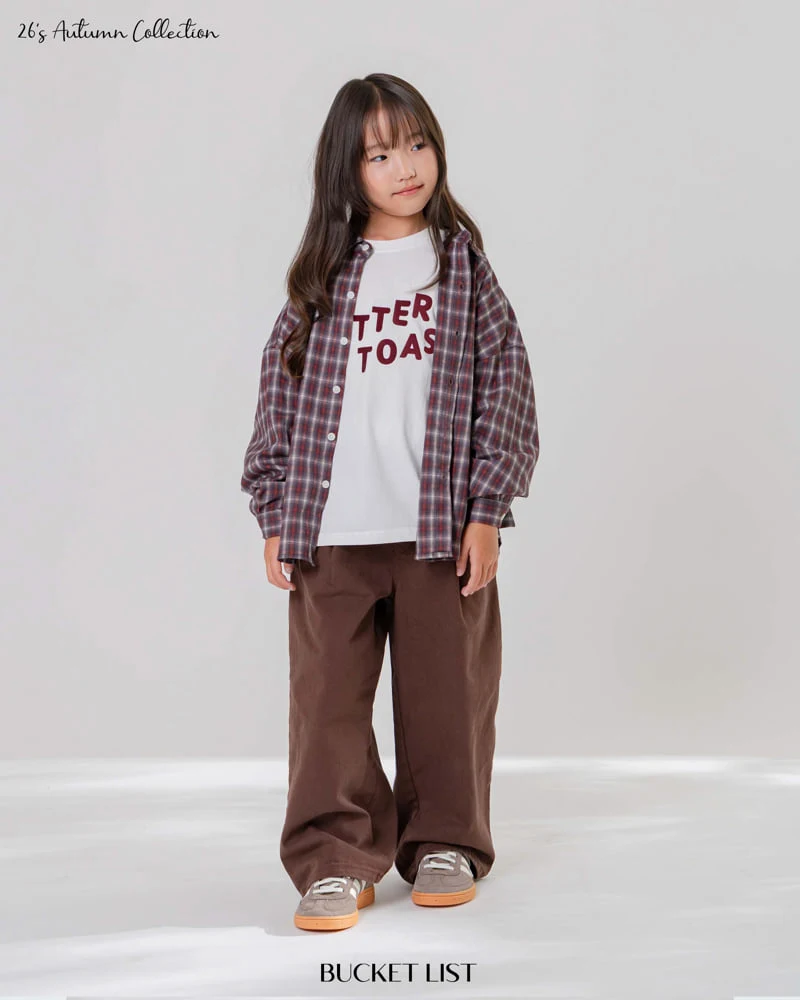 Bucket List - Korean Children Fashion - #kidzfashiontrend - Onetuck Cotton Pants - 6