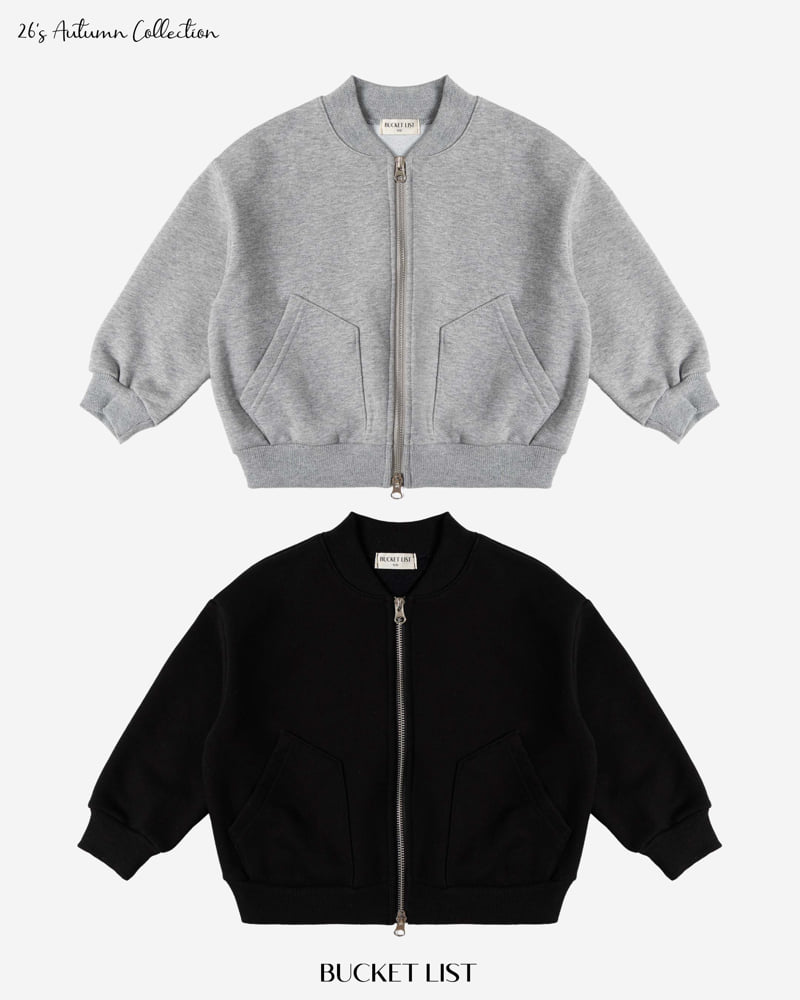Bucket List - Korean Children Fashion - #littlefashionista - Two Way Sweat Blouson