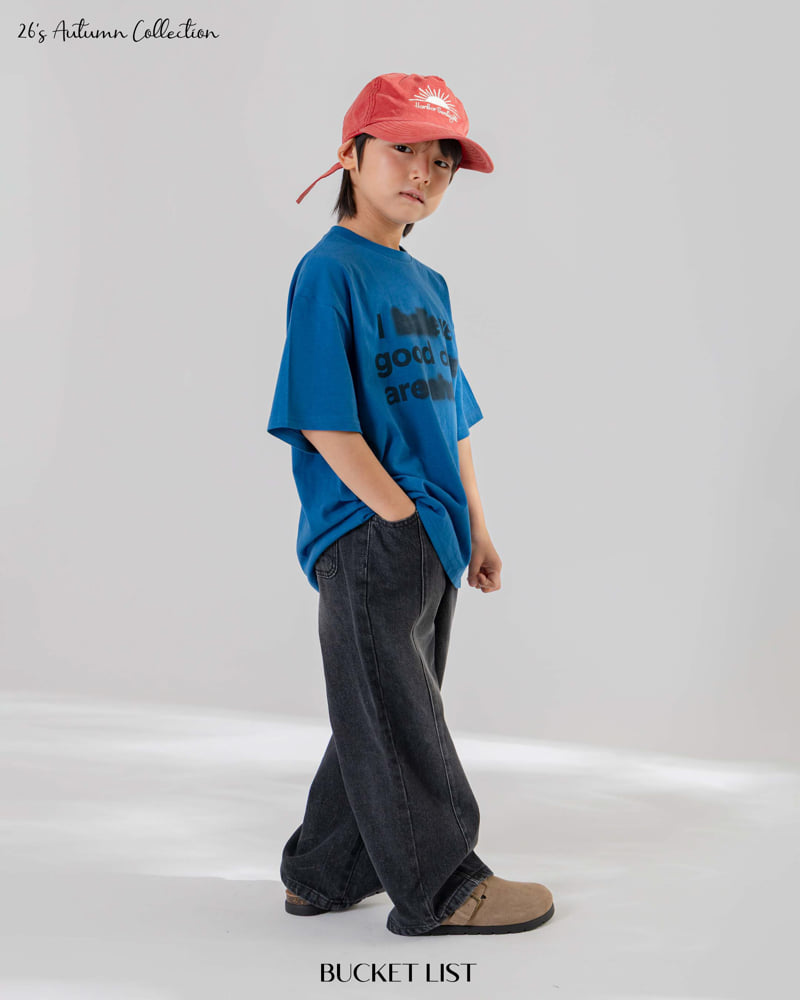 Bucket List - Korean Children Fashion - #littlefashionista - Half Tone Short Sleeved Tee - 10