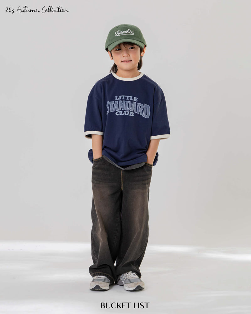 Bucket List - Korean Children Fashion - #littlefashionista - Teen Wide Denim Pants - 9