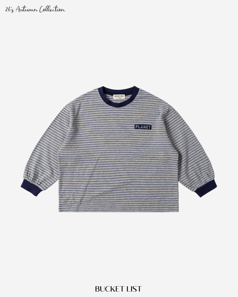 Bucket List - Korean Children Fashion - #littlefashionista - Planet Stripe Tee - 3