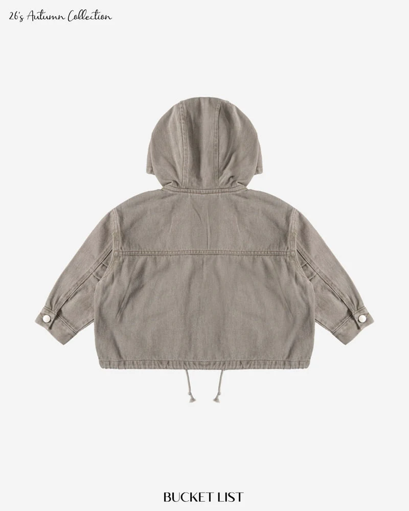 Bucket List - Korean Children Fashion - #littlefashionista - Catch On Hood Jumper - 4