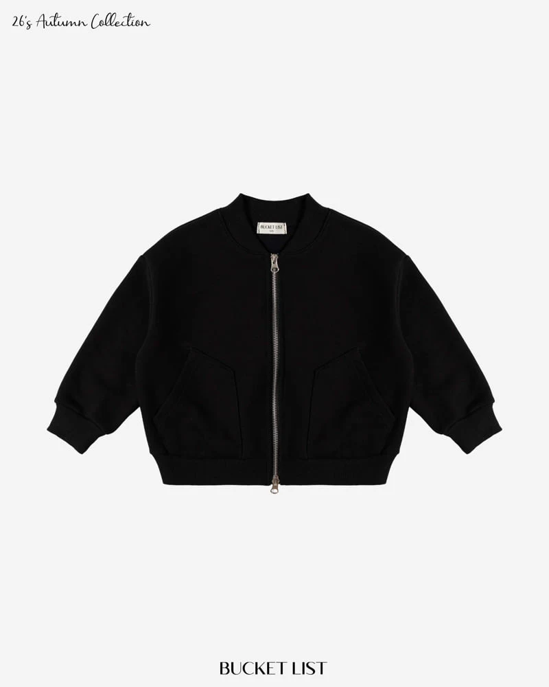 Bucket List - Korean Children Fashion - #magicofchildhood - Two Way Sweat Blouson - 2