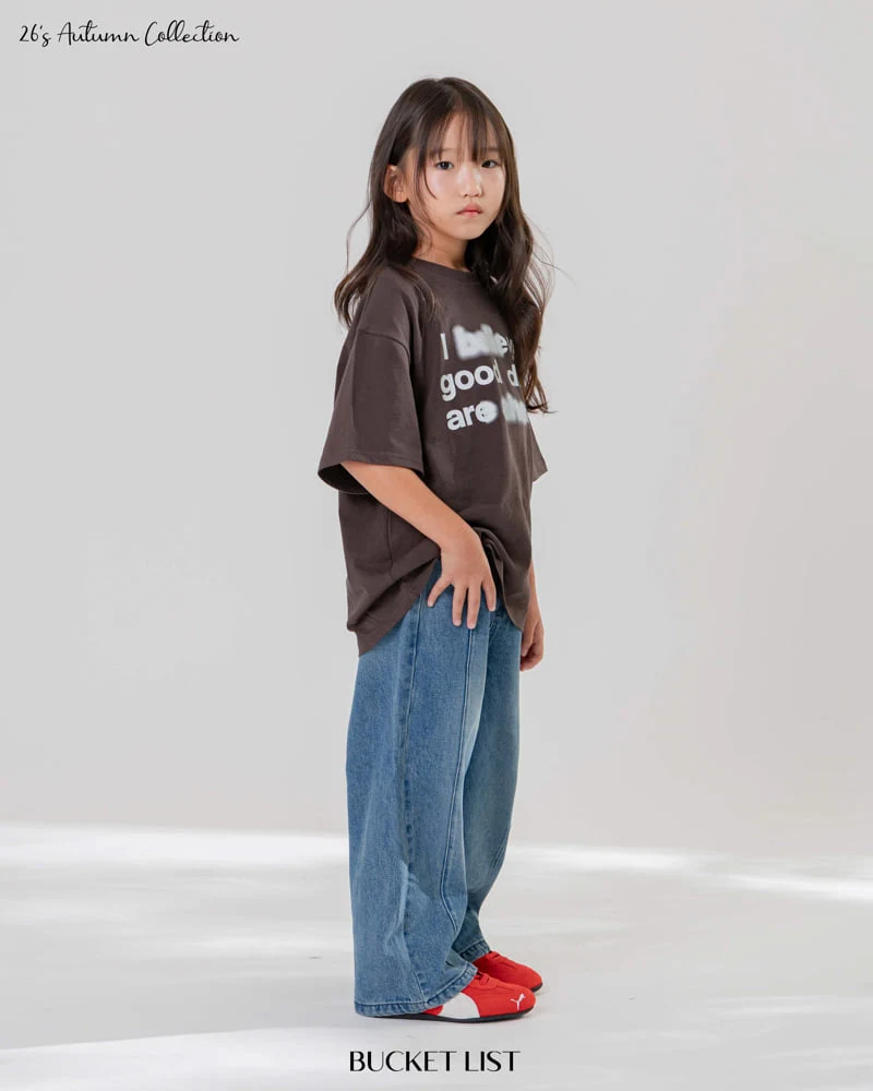 Bucket List - Korean Children Fashion - #magicofchildhood - Half Tone Short Sleeved Tee - 11