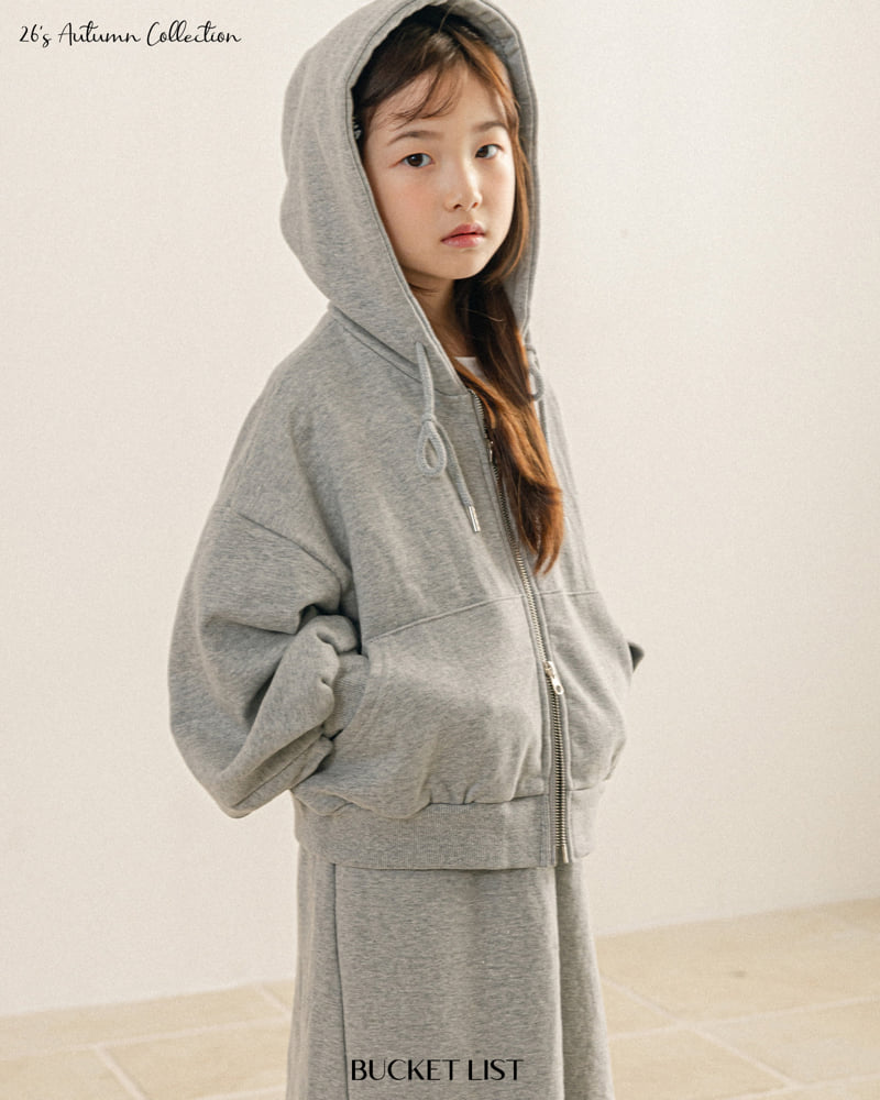 Bucket List - Korean Children Fashion - #magicofchildhood - Two Way Crop Hood Zip-up - 5
