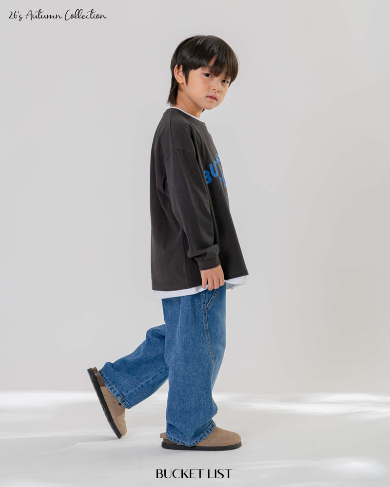 Bucket List - Korean Children Fashion - #magicofchildhood - Pure Curved Denim Pants - 11