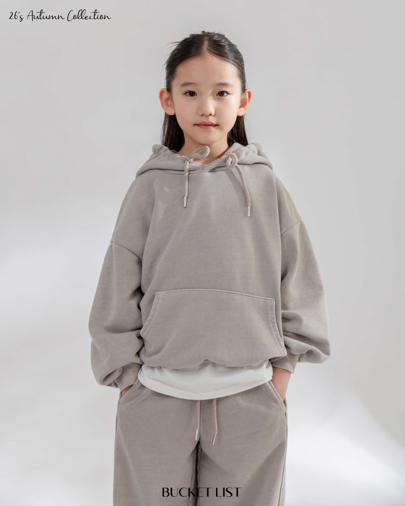 Bucket List - Korean Children Fashion - #minifashionista - Dying Hoodie - 7