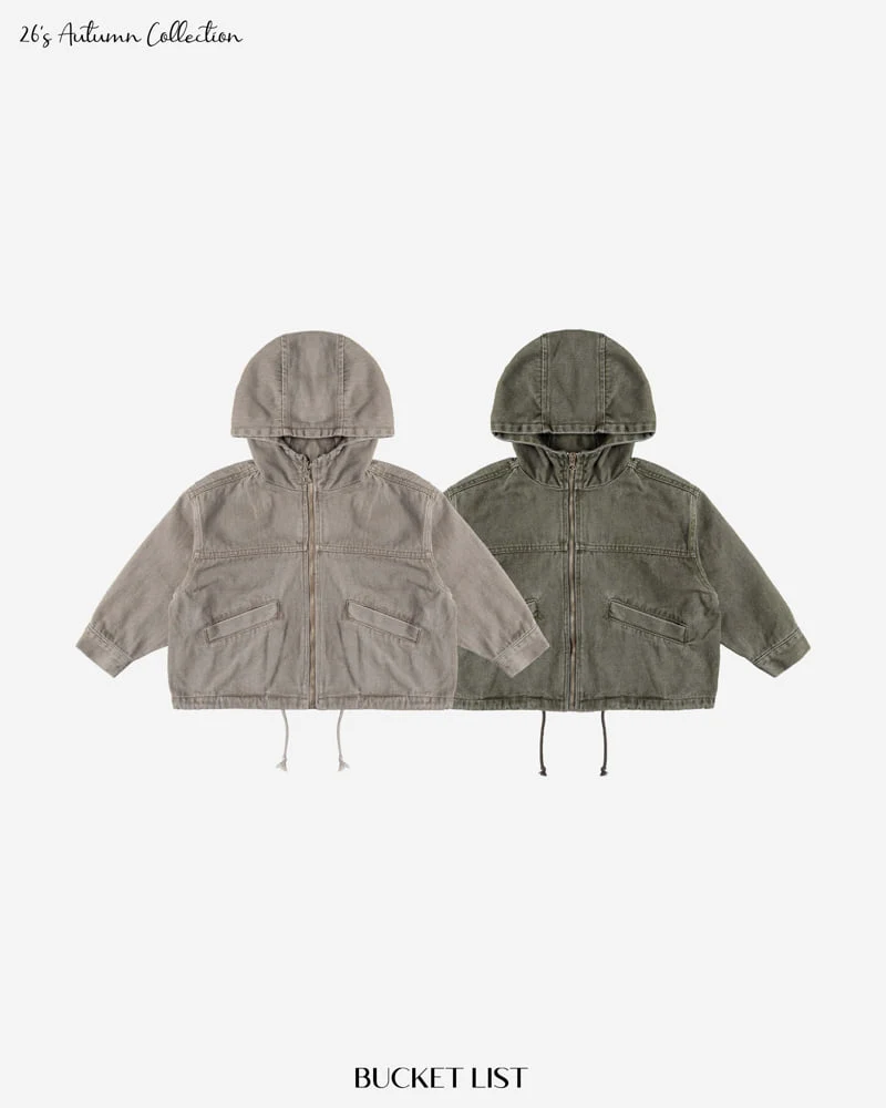 Bucket List - Korean Children Fashion - #minifashionista - Catch On Hood Jumper - 5