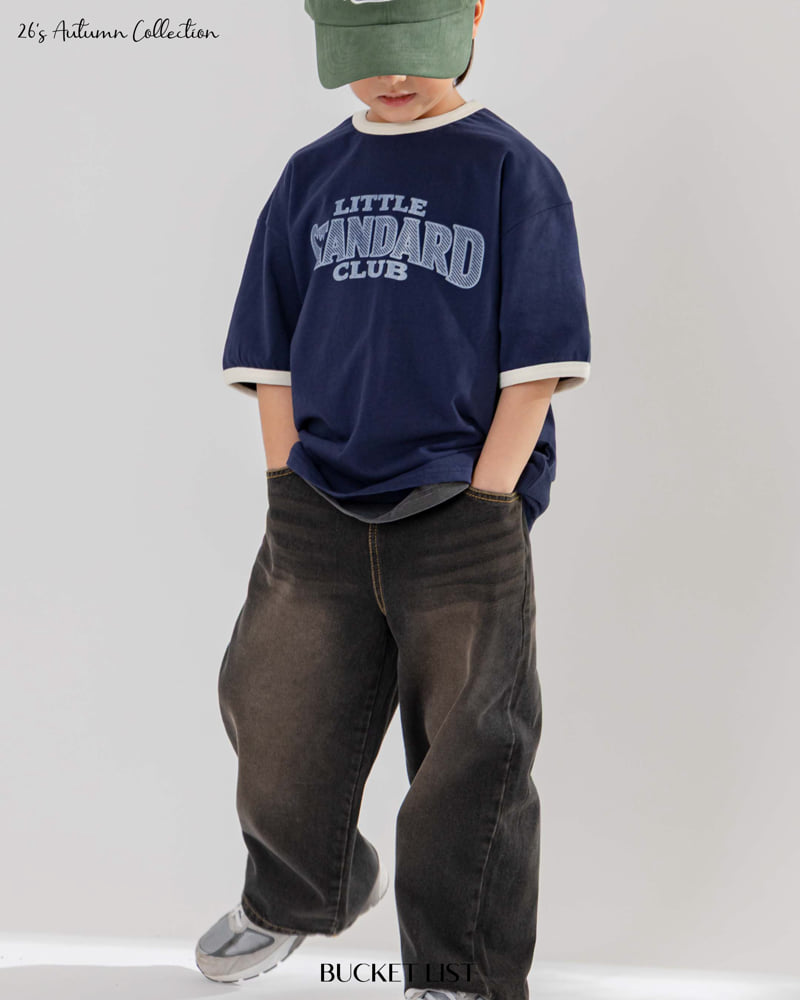 Bucket List - Korean Children Fashion - #minifashionista - Teen Wide Denim Pants - 11