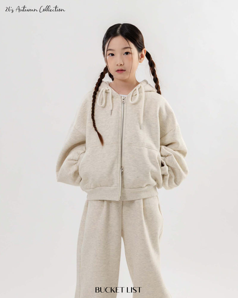Bucket List - Korean Children Fashion - #minifashionista - Two Way Crop Hood Zip-up - 6