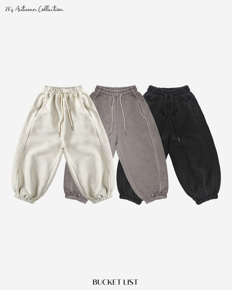 Bucket List - Korean Children Fashion - #minifashionista - Dying Jogger Pants - 6