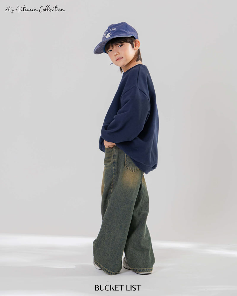 Bucket List - Korean Children Fashion - #prettylittlegirls - Teen Wide Denim Pants - 12