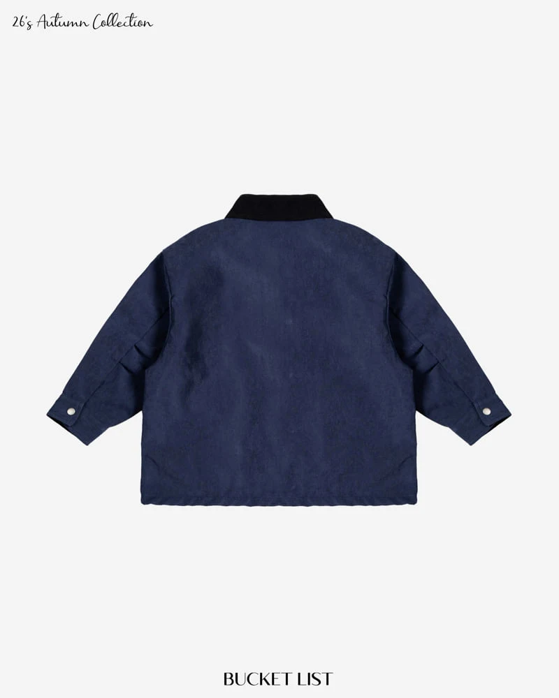 Bucket List - Korean Children Fashion - #minifashionista - Corduroy Work Jacket - 4