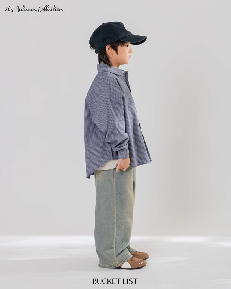 Bucket List - Korean Children Fashion - #stylishchildhood - Cat Brushed Denim Pants - 8