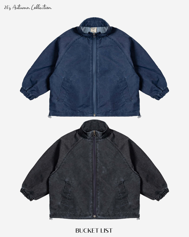 Bucket List - Korean Children Fashion - #stylishchildhood - Dying Windbreaker