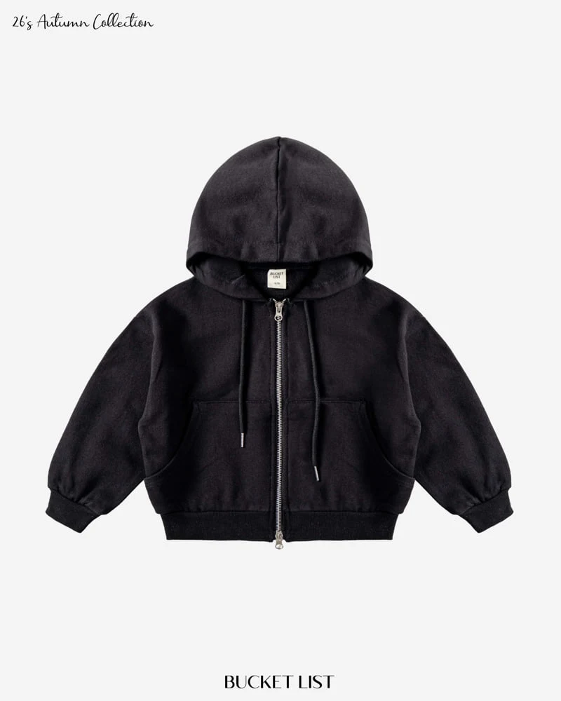Bucket List - Korean Children Fashion - #todddlerfashion - 2 Way Sweat Hood Zip-up - 4