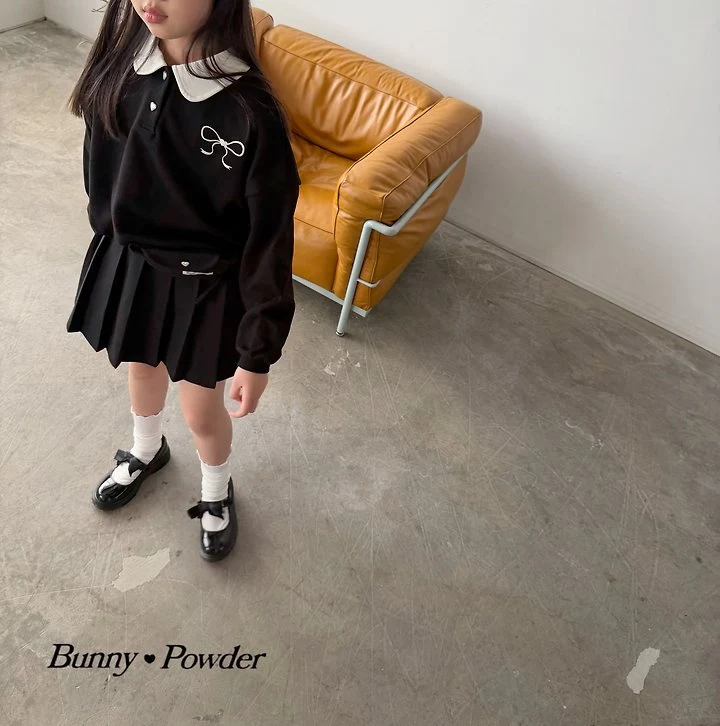 Bunny Powder - Korean Children Fashion - #Kfashion4kids - Preppy Collar Sweatshirts - 10
