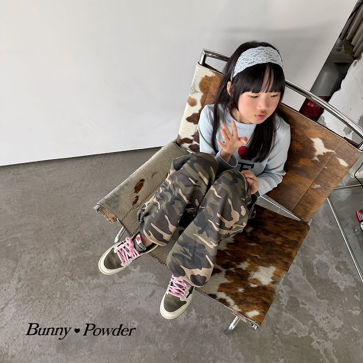 Bunny Powder - Korean Children Fashion - #kidzfashiontrend - Light Cargo Camo Pants - 4