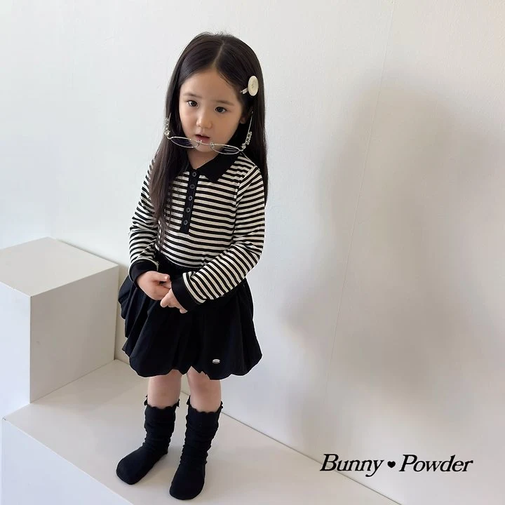 Bunny Powder - Korean Children Fashion - #Kfashion4kids - Onyi Collar Tee - 5