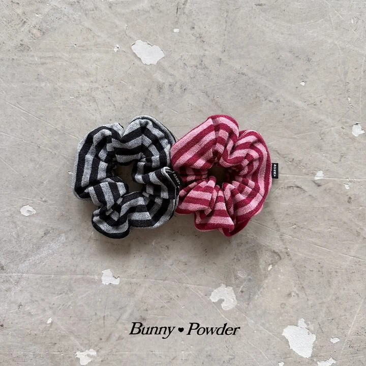 Bunny Powder - Korean Children Fashion - #Kfashion4kids - Knit Scrunch