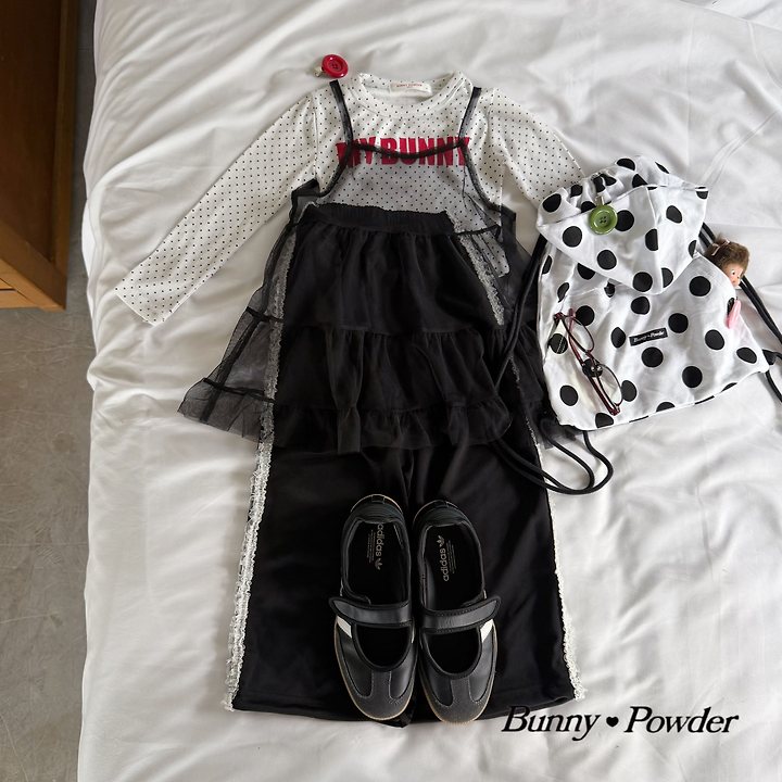 Bunny Powder - Korean Children Fashion - #Kfashion4kids - Dot Hood Bag - 7