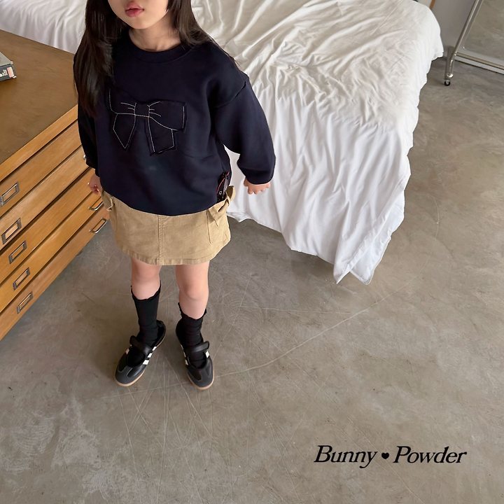 Bunny Powder - Korean Children Fashion - #Kfashion4kids - Ribbon Sweatshirts - 6