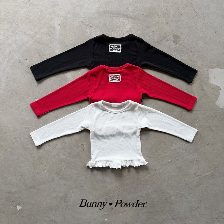 Bunny Powder - Korean Children Fashion - #childofig - Heart Eyelet Tee