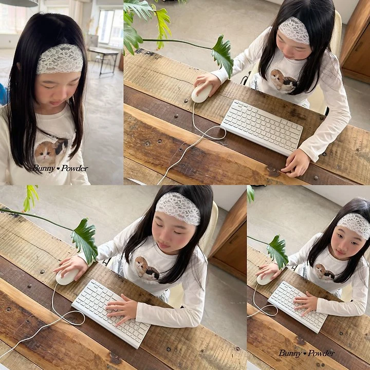 Bunny Powder - Korean Children Fashion - #childofig - Lace Hairband - 11