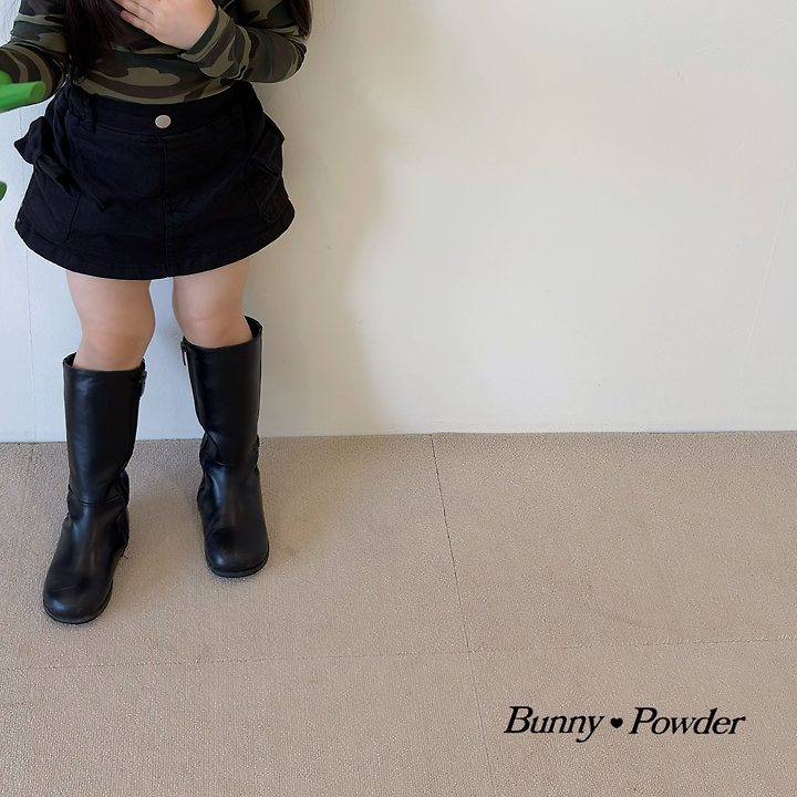 Bunny Powder - Korean Children Fashion - #stylishchildhood - Ribbon Pocket Skirt - 4