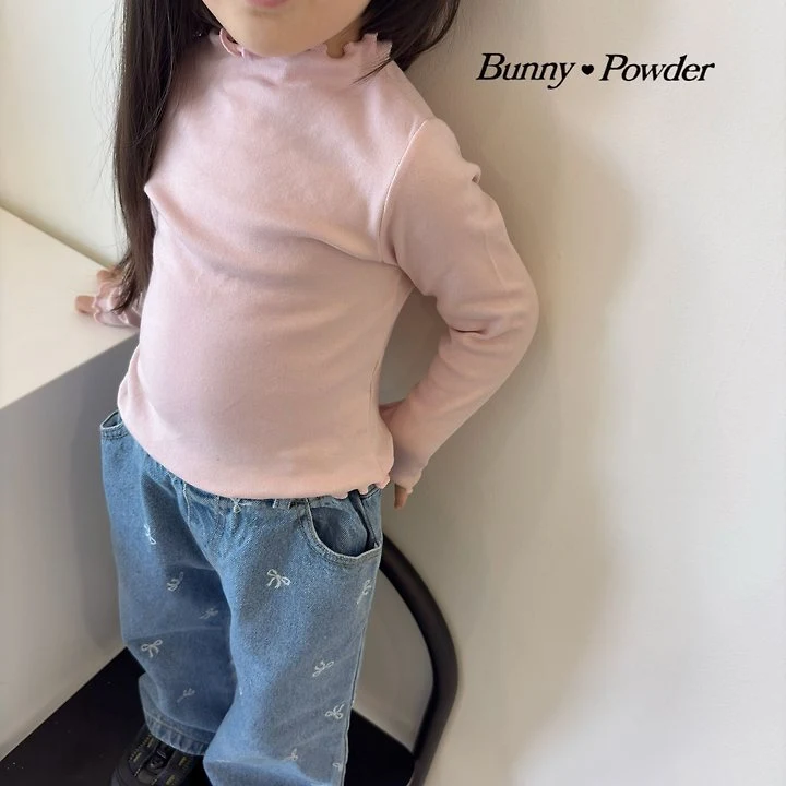 Bunny Powder - Korean Children Fashion - #prettylittlegirls - Yuri Half Turtleneck Tee - 4