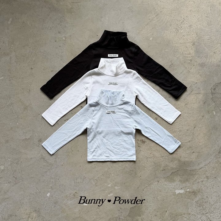 Bunny Powder - Korean Children Fashion - #childofig - Daily Turtleneck Tee