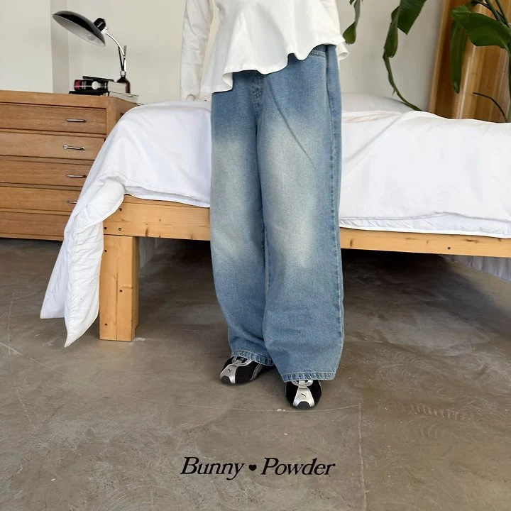 Bunny Powder - Korean Children Fashion - #childofig - Cortis Denim Pants - 4
