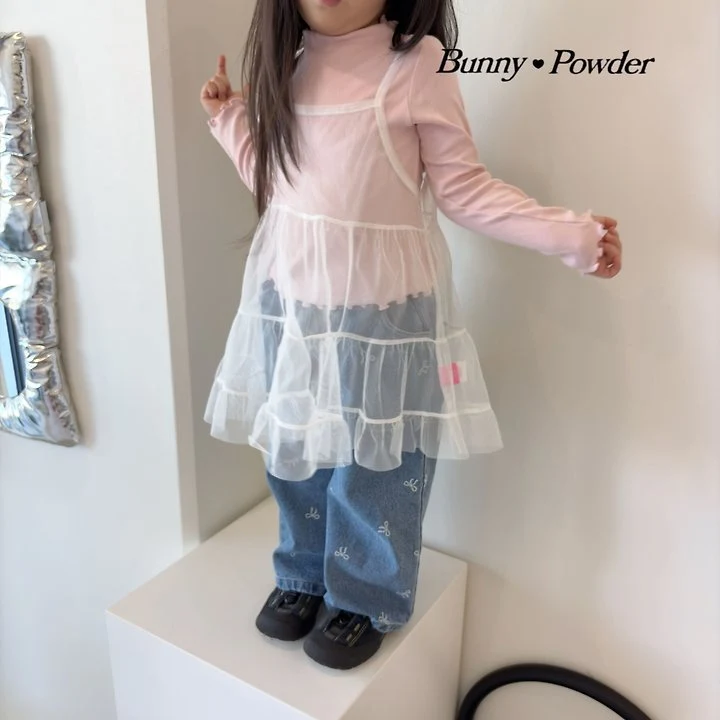 Bunny Powder - Korean Children Fashion - #childrensboutique - Yuri Half Turtleneck Tee - 6