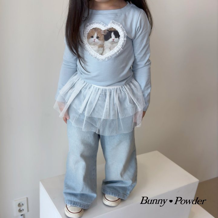 Bunny Powder - Korean Children Fashion - #childrensboutique - Cats Tee - 6