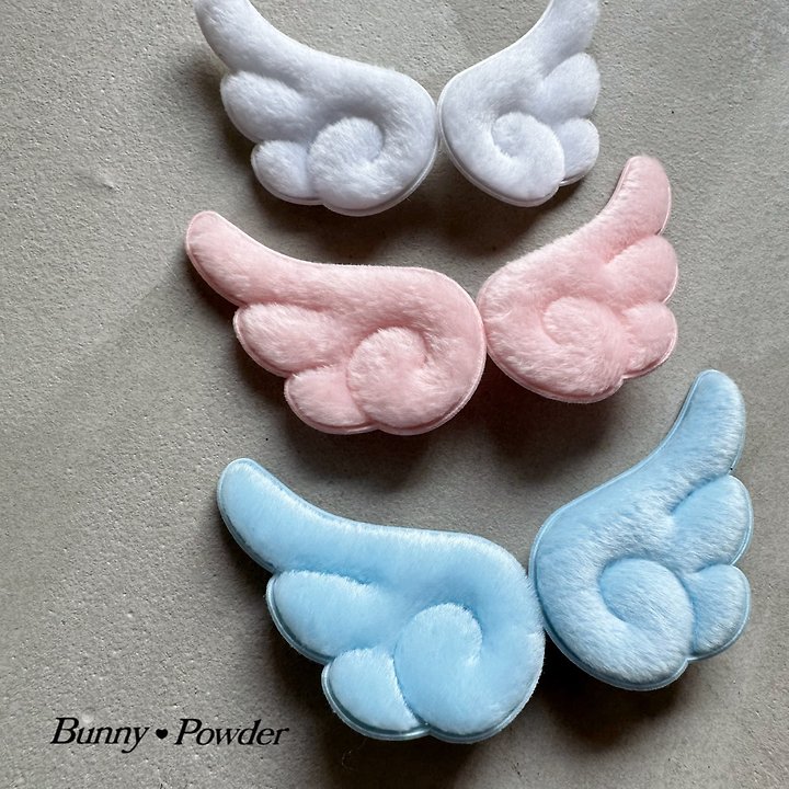 Bunny Powder - Korean Children Fashion - #childrensboutique - Wing Hairpin
