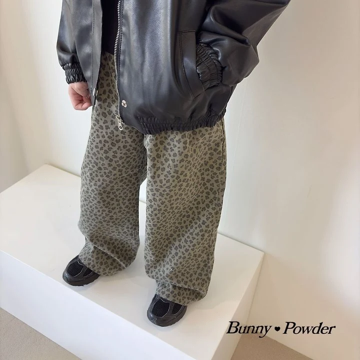 Bunny Powder - Korean Children Fashion - #childrensboutique - Leopard Pants - 12