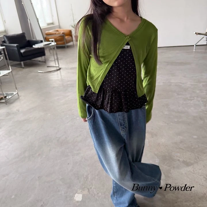 Bunny Powder - Korean Children Fashion - #childrensboutique - Dot Layered Sleeveless - 11